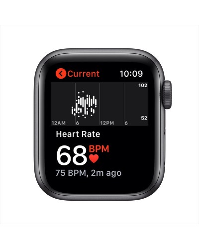 Apple Watch SE GPS + Cellular 44mm Space Gray Aluminum Case w. Midnight Sport Band (MKRR3, MKT33)